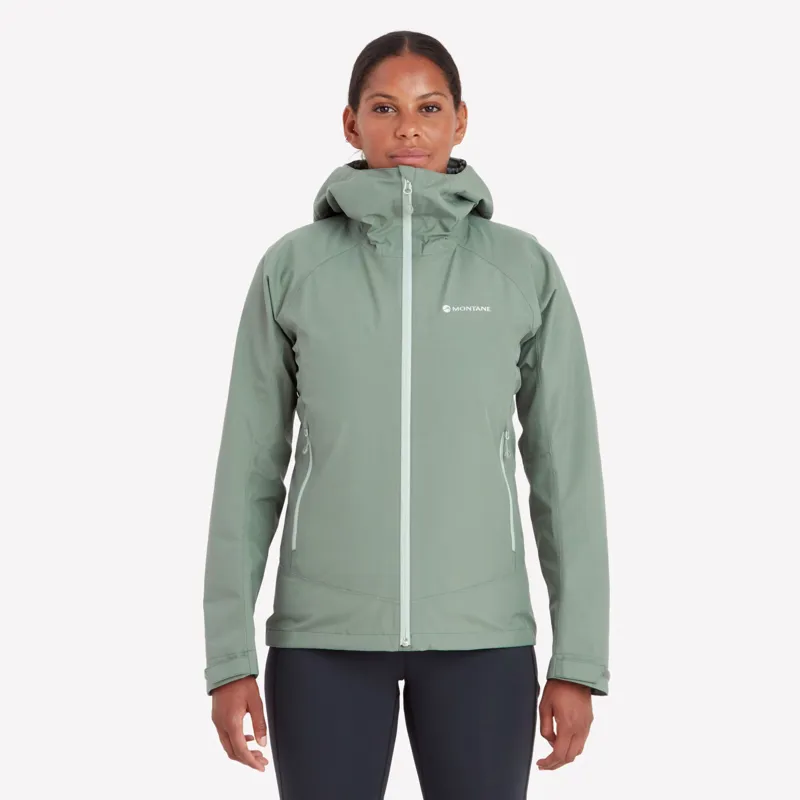 Montane Women s Spirit Waterproof Jacket Eucalyptus