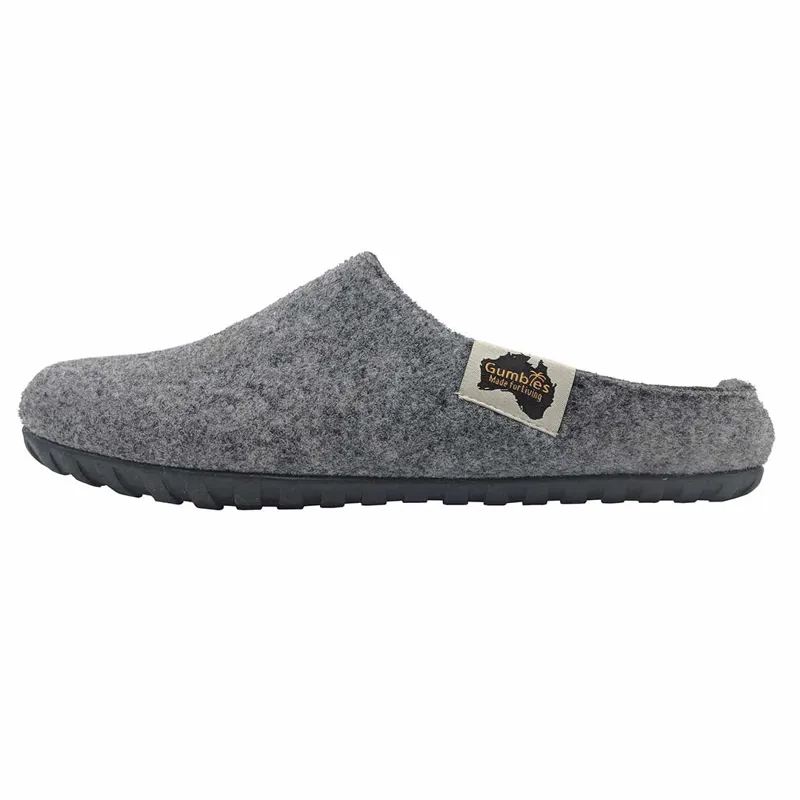 Gumbies Men's Outback Slipper - Grey/Charcoal-2