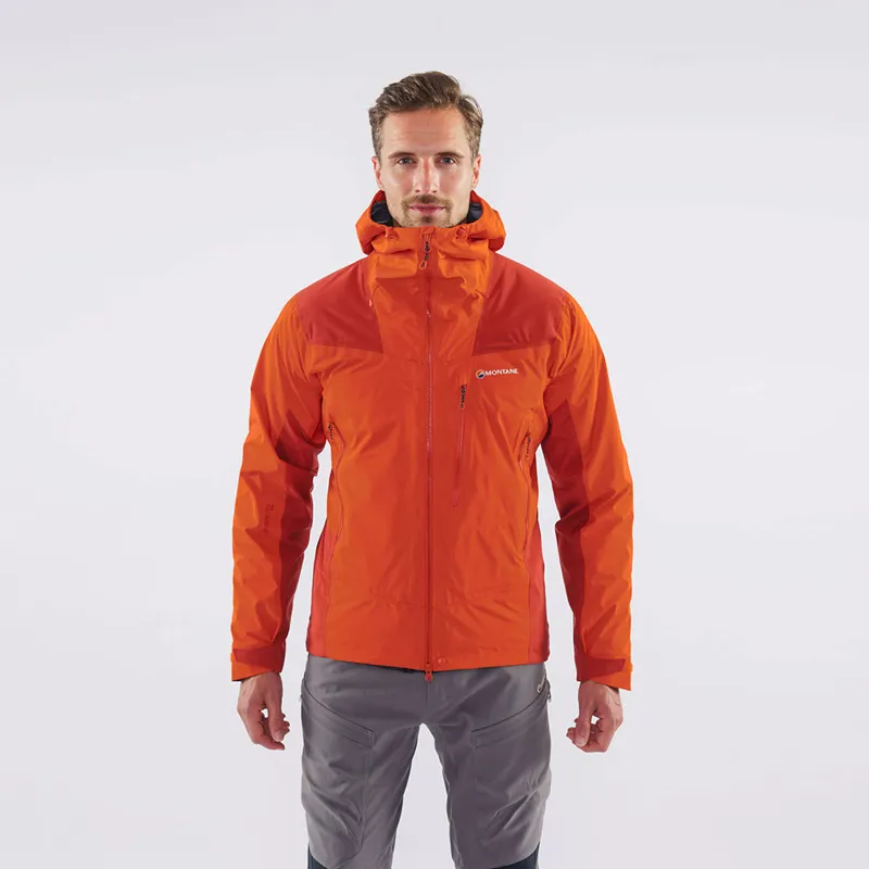 Montane Mens Alpine Resolve Jacket - Firefly Orange-3