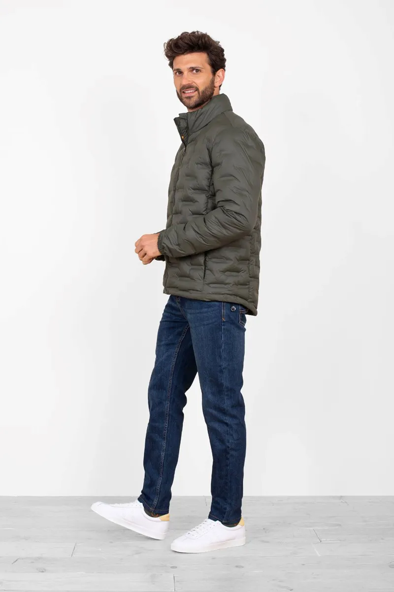 Brakeburn Men's Puffer Jacket - Khaki -3