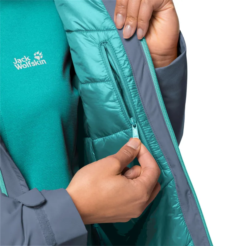 Jack Wolfskin Women's Argon Storm Jacket - Frost Blue-4