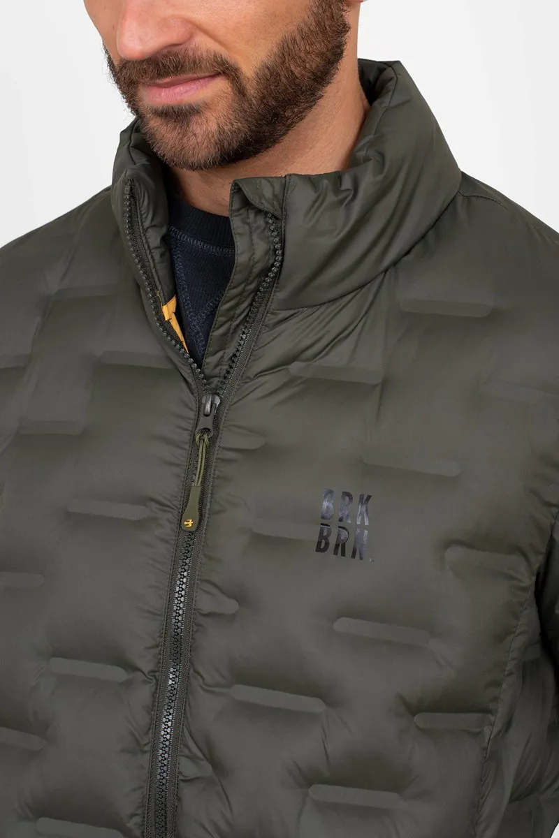 Brakeburn Men's Puffer Jacket - Khaki -2