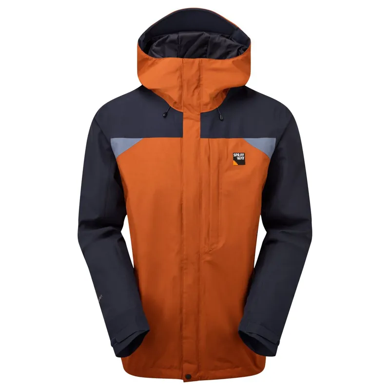 Sprayway Men's Reaction GTX Long Jacket - Ginger/Blazer/BSea