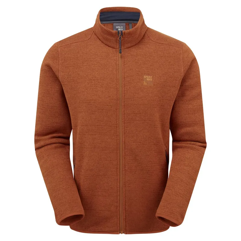 Sprayway Men s Rowarth Fleece Jacket Roasted Ginger