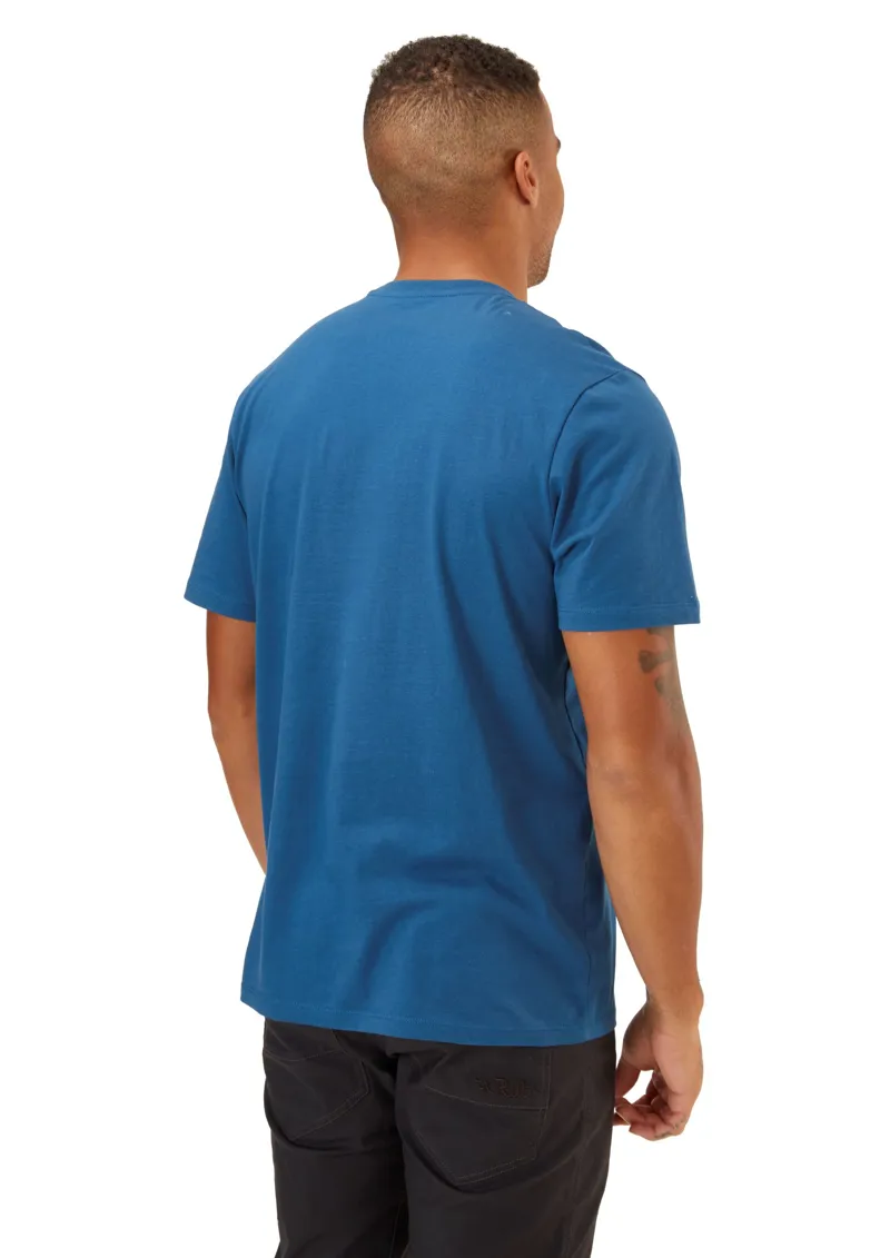 Rab Men's Stance Sketch Organic Cotton Tee - Denim -2