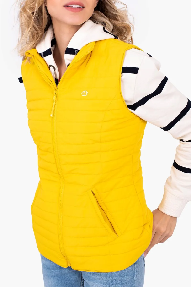 Brakeburn Women's Sunny Gilet - Yellow-1