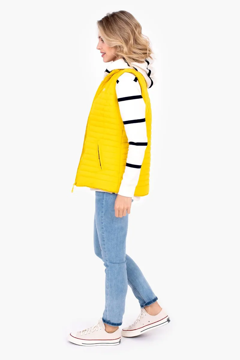 Brakeburn Women's Sunny Gilet - Yellow-4