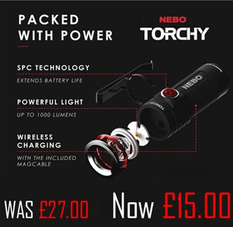 Nebo Torchy 1000 Flashlight-2