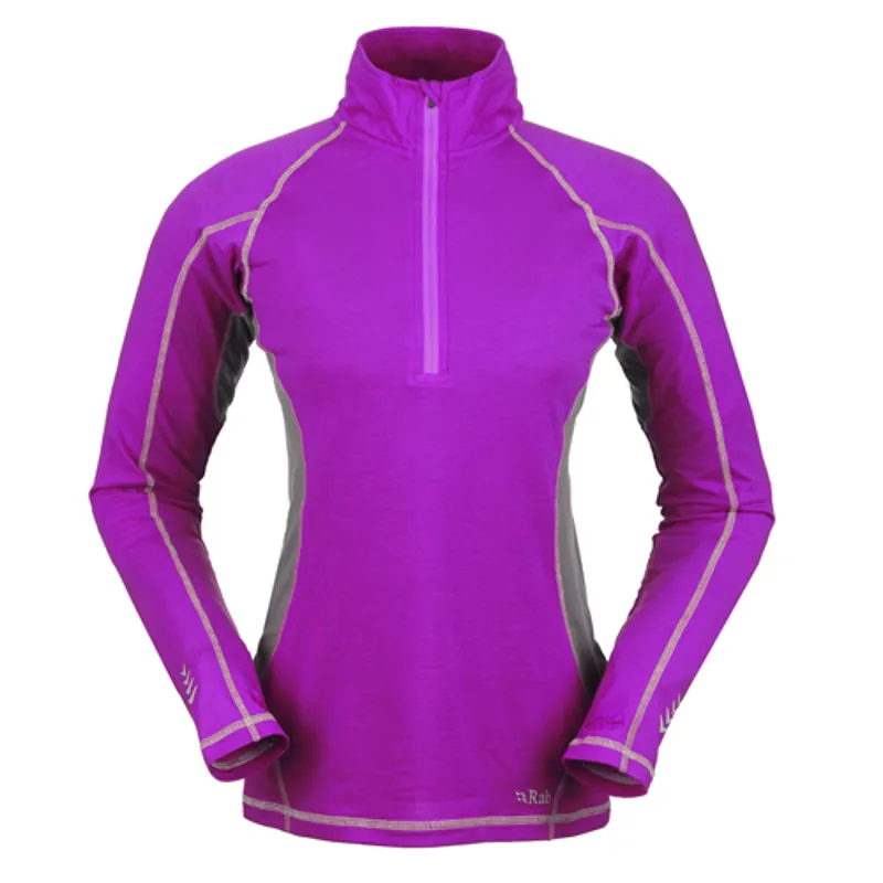 Rab Womens Aeon Plus Zip Tee - Velvet