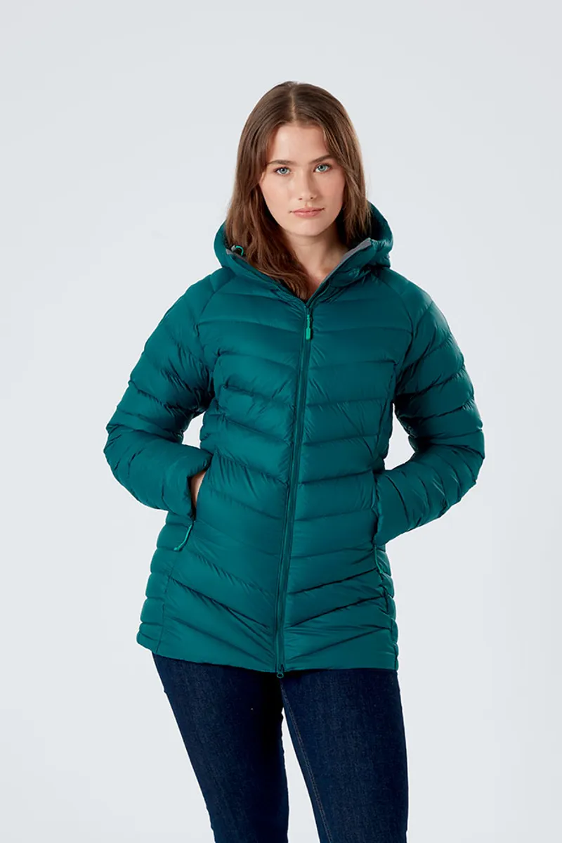 Rab Womens Aurora Parka - Segano Green-5
