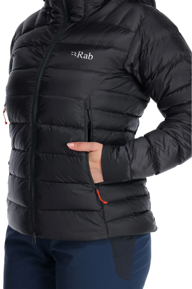 Rab Women s Electron Pro Hooded Down Jacket Anthracite