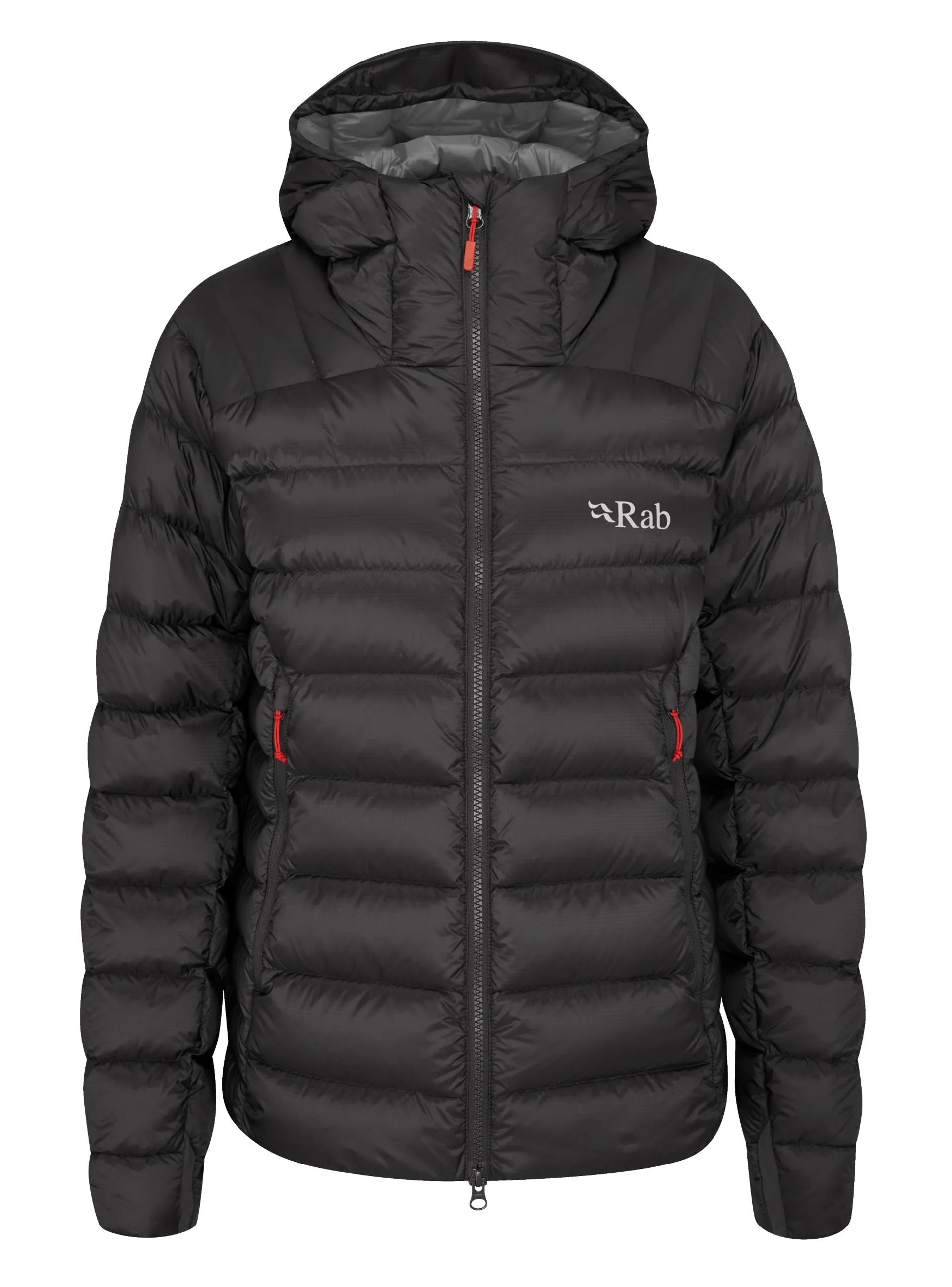Rab Women's Electron Pro Hooded Down Jacket Anthracite