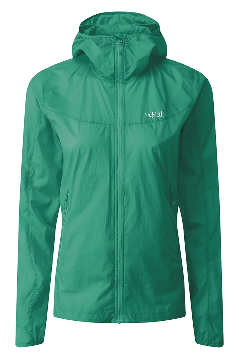 Rab Womens Vital Windshell Hoody Peacock