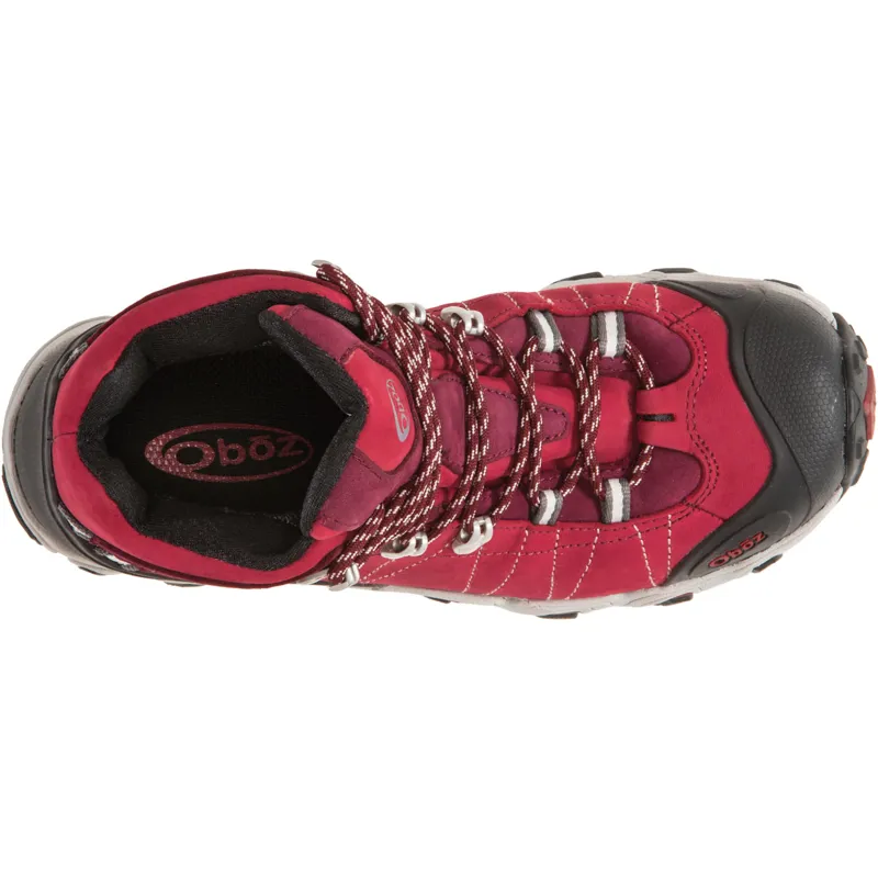 Oboz Womens Bridger Mid B DRY Rio Red