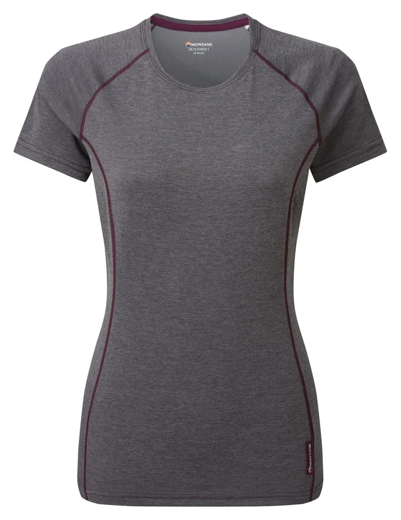 Montane Womens Dart T-Shirt - Nordic Grey