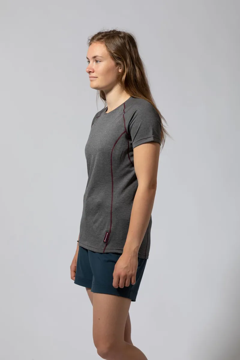 Montane Womens Dart T-Shirt - Nordic Grey-1