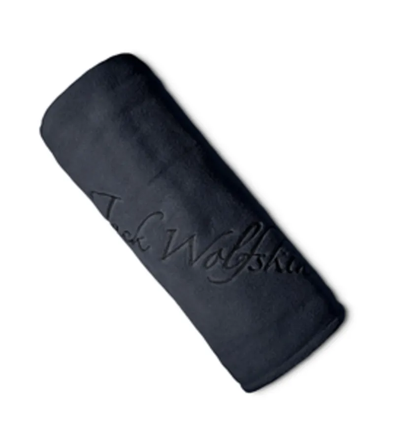 Jack Wolfskin Logo Fleece Blanket Night Blue