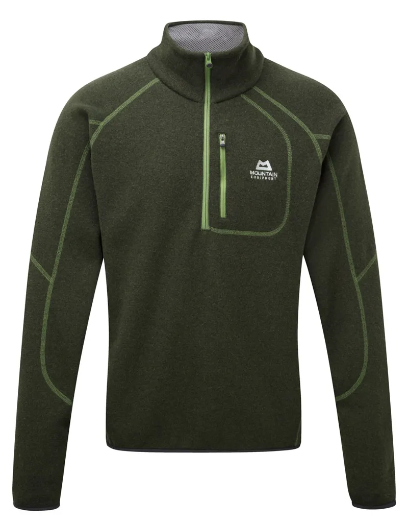 Mountain Equipment Mens Chamonix Zip Sweater - Broadleaf