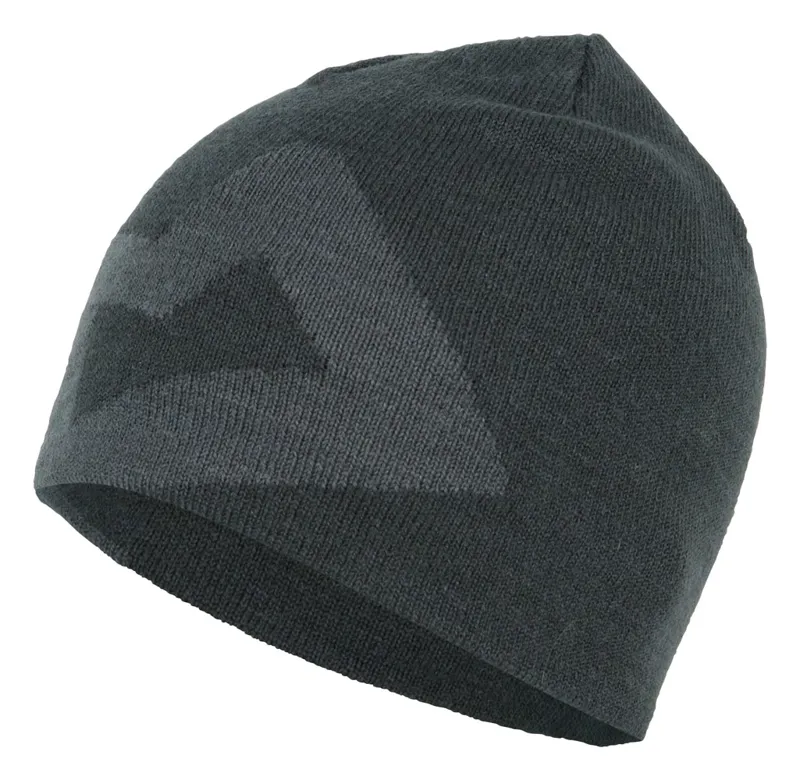 Mountain Equipment Branded Knitted Beanie - Raven/Shadow Grey