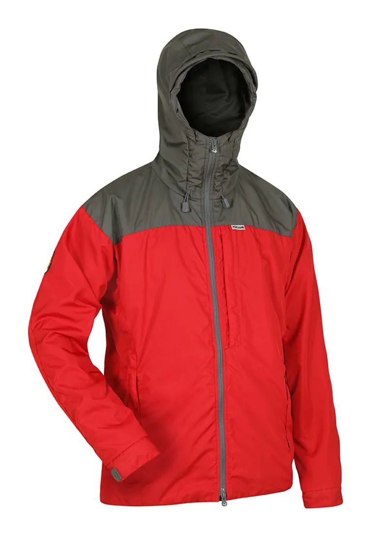 Paramo Mens Helki Jacket - Fire/Rock Grey-1