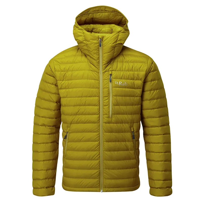 Rab Mens Microlight Alpine Jacket Dark Sulphur