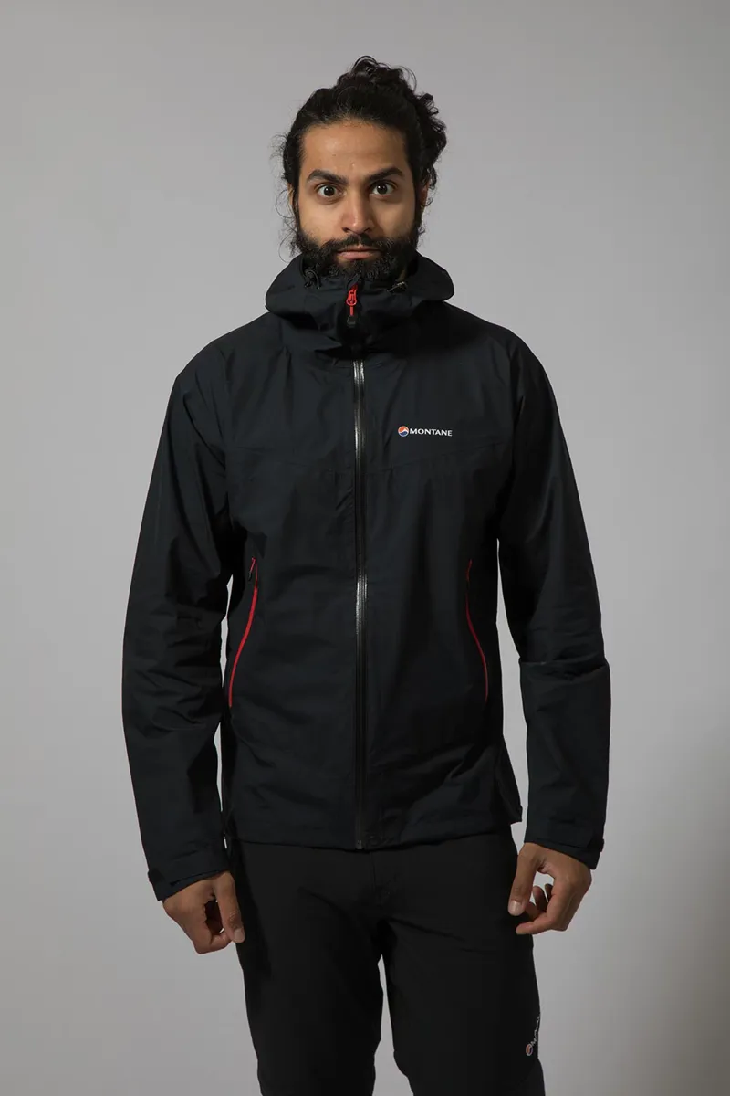 Montane Men's Pac Plus Jacket - Black/Red -1