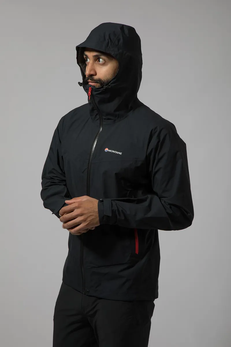 Montane Men's Pac Plus Jacket - Black/Red -2