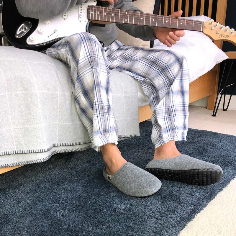 Gumbies Men's Outback Slipper - Grey/Charcoal-1