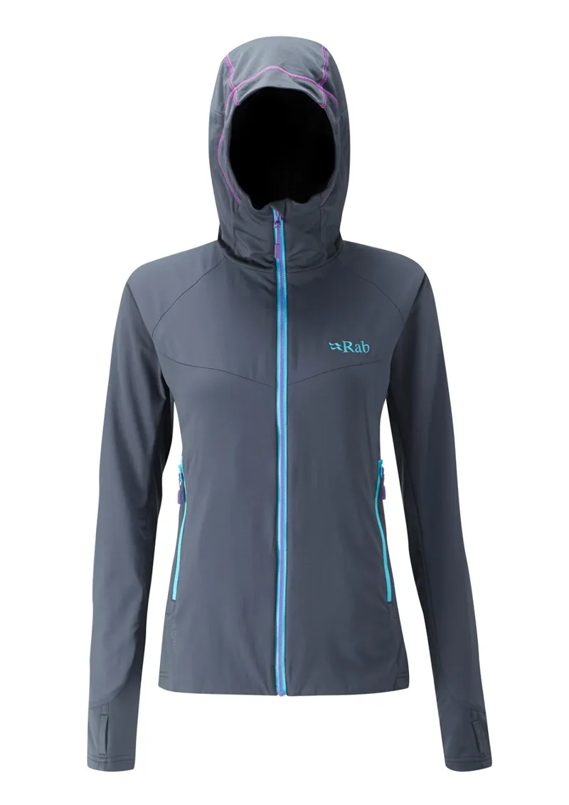 Rab Womens Alpha Flux Jacket - Beluga