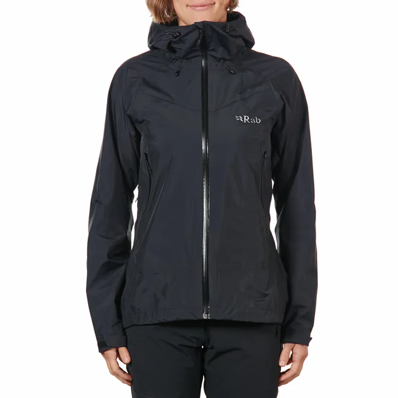 Rab Womens Downpour Plus Jacket Black