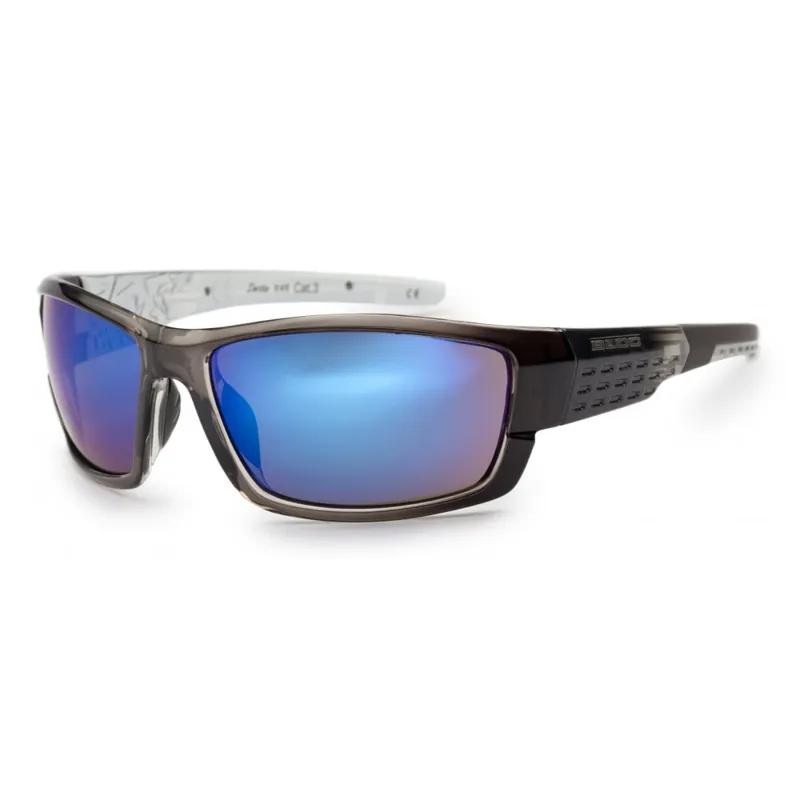 Bloc Delta X46 Cat 3 Blue Mirror Lens - Crystal Black
