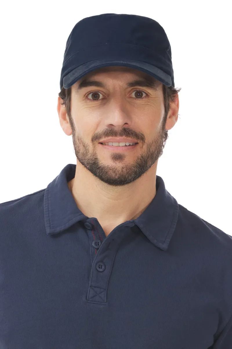 Mousqueton Briec Cotton Canvas Cap - Marine