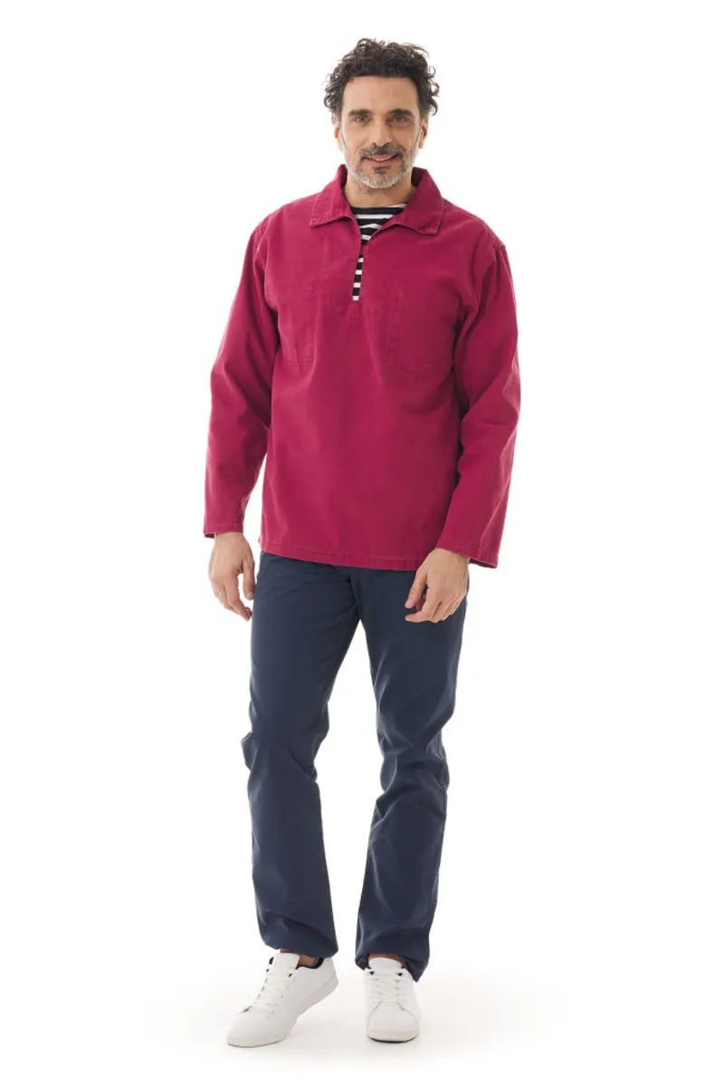 Mousqueton Cachou Print Smock - Brique-1