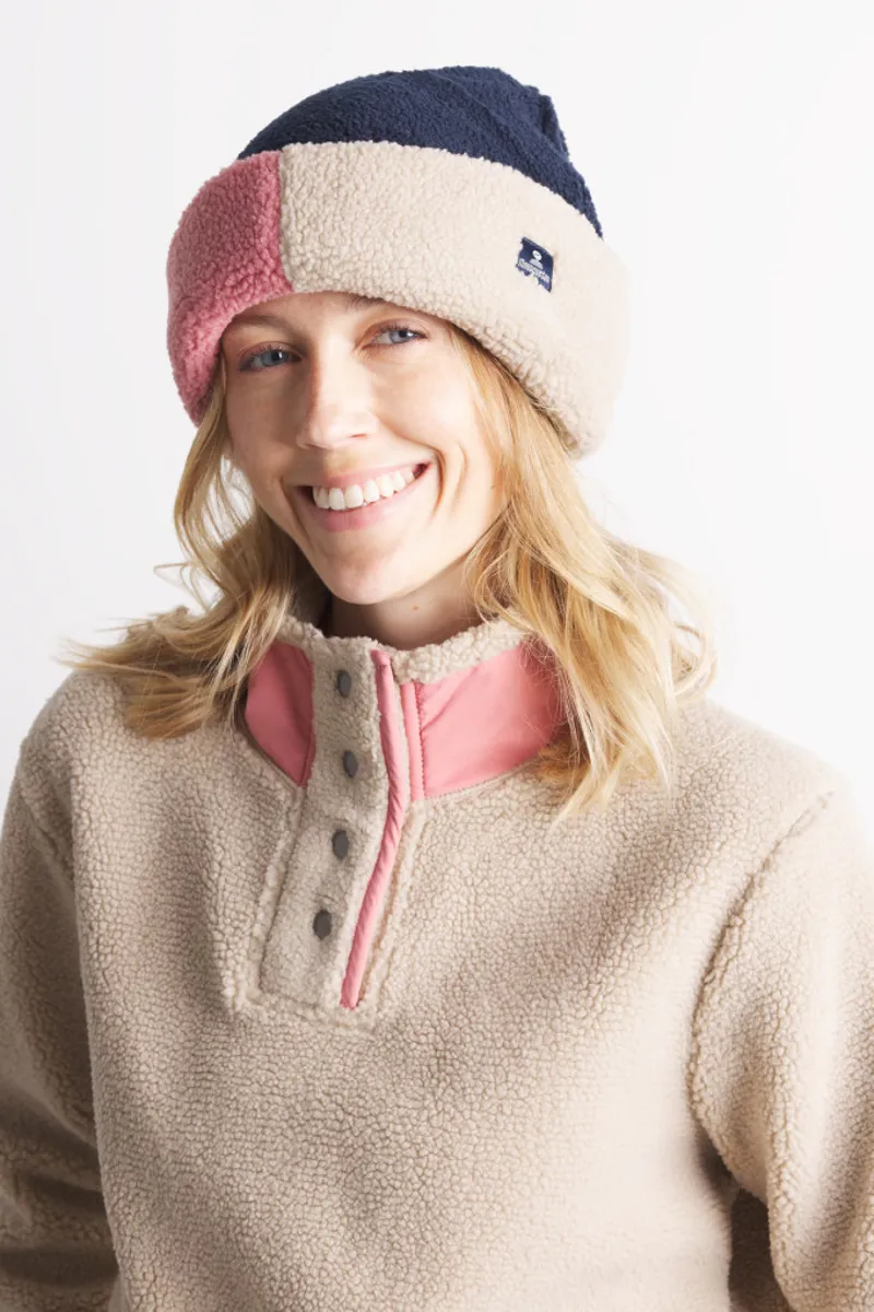 Mousqueton Women's Elie Half Snap Sherpa Fleece - Mastic-3