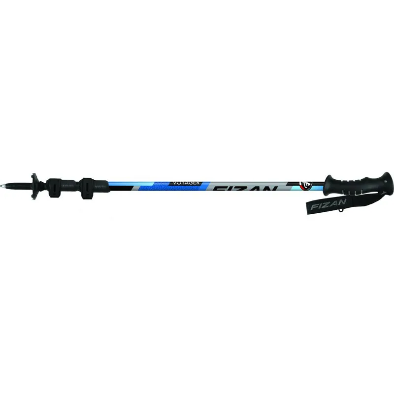 Fizan Voyager Lever Lock Trekking Pole Pair - Blue