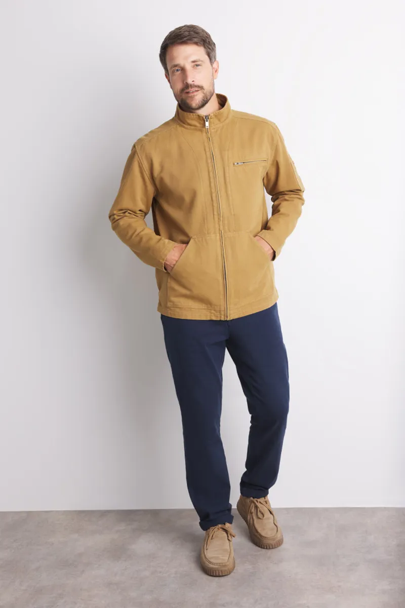 Mousqueton Men's Kananeo Cotton Canvas Jacket - Bronze-1