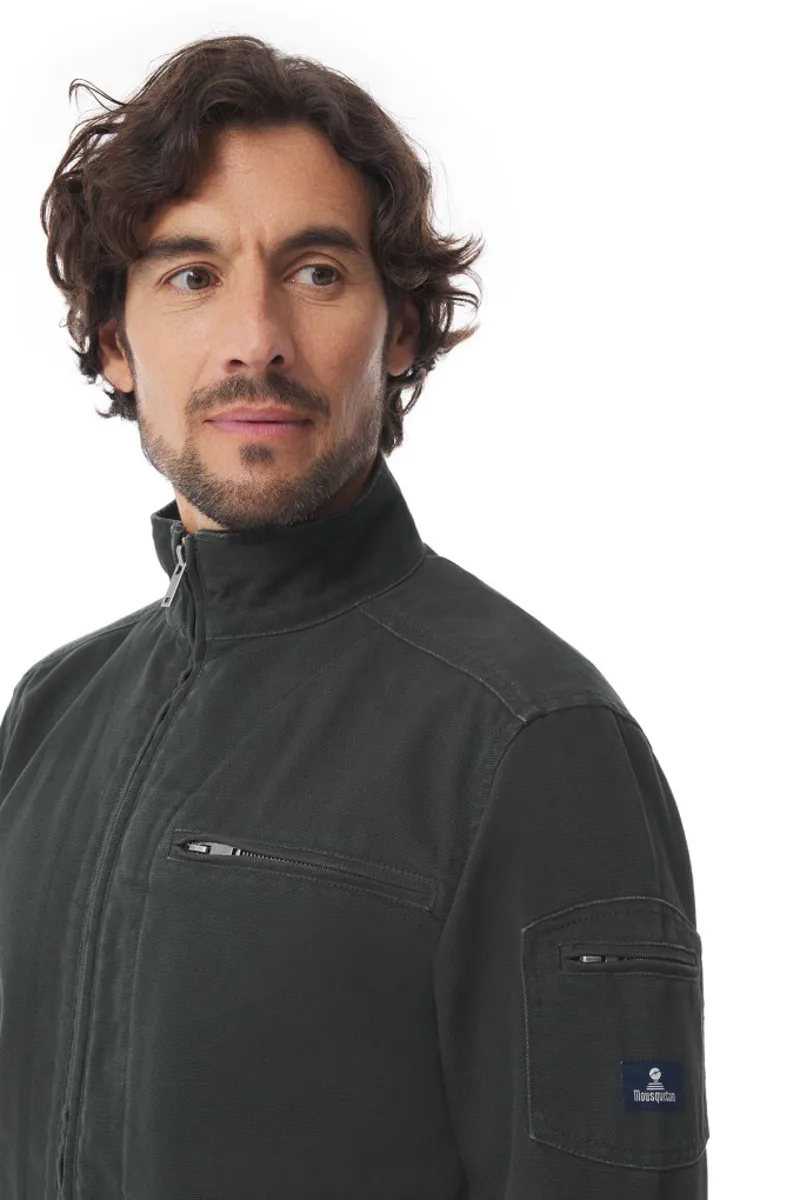 Mousqueton Men's Kananeo  Cotton Canvas Jacket - Cedre-3