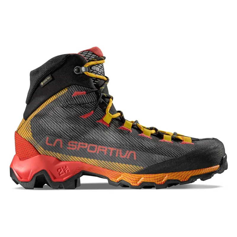 La Sportiva Men's Aequilibrium Hike GTX - Carbon/Yellow-1