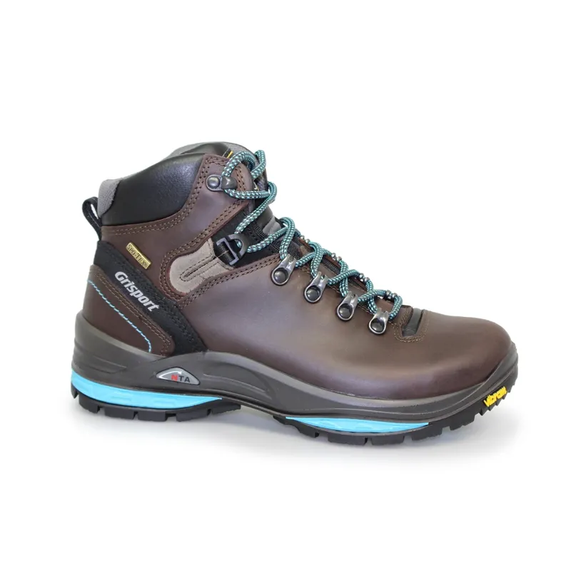 Grisport Women's Glide Waterproof Hiking Boot - Brown/Blue-1