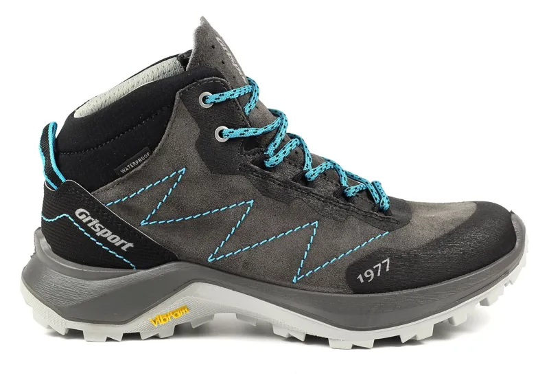 Grisport Women's Terrain Waterproof Walking Boot- Grey-1