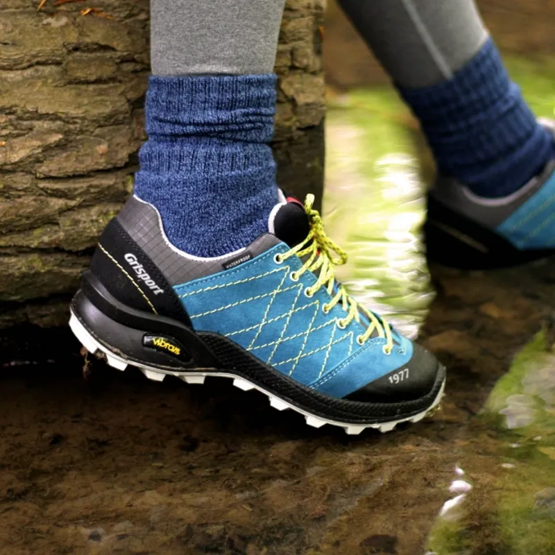 Grisport Women's Treviso Waterproof Walking Shoe - Pale Blue-6