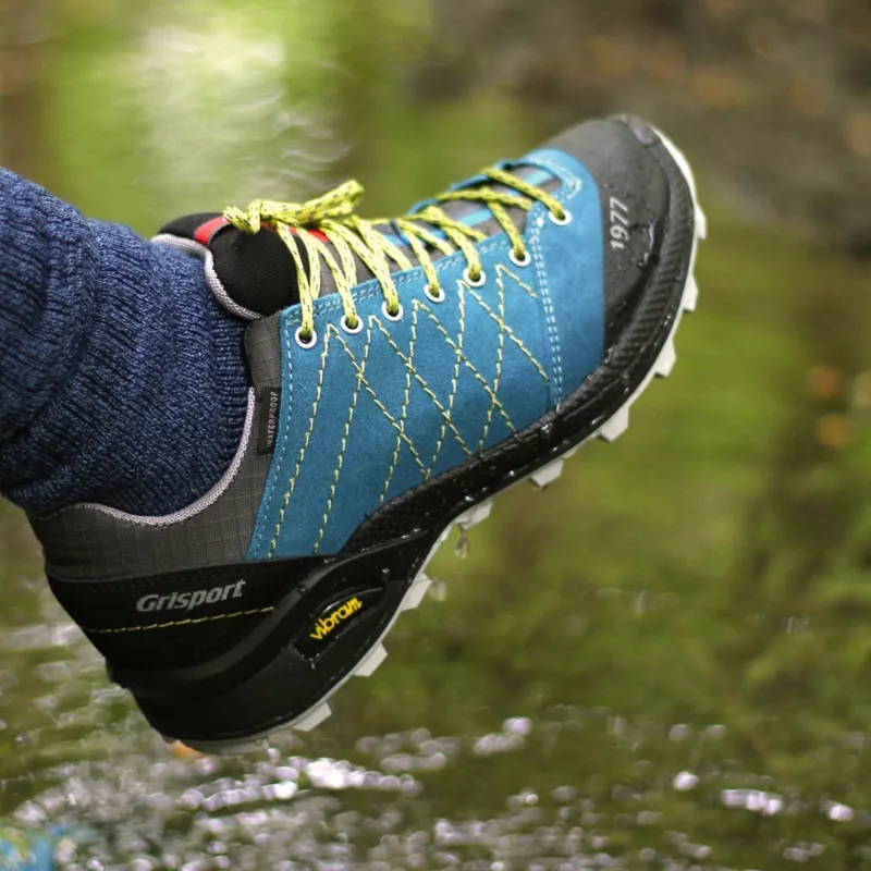 Grisport Women's Treviso Waterproof Walking Shoe - Pale Blue-7