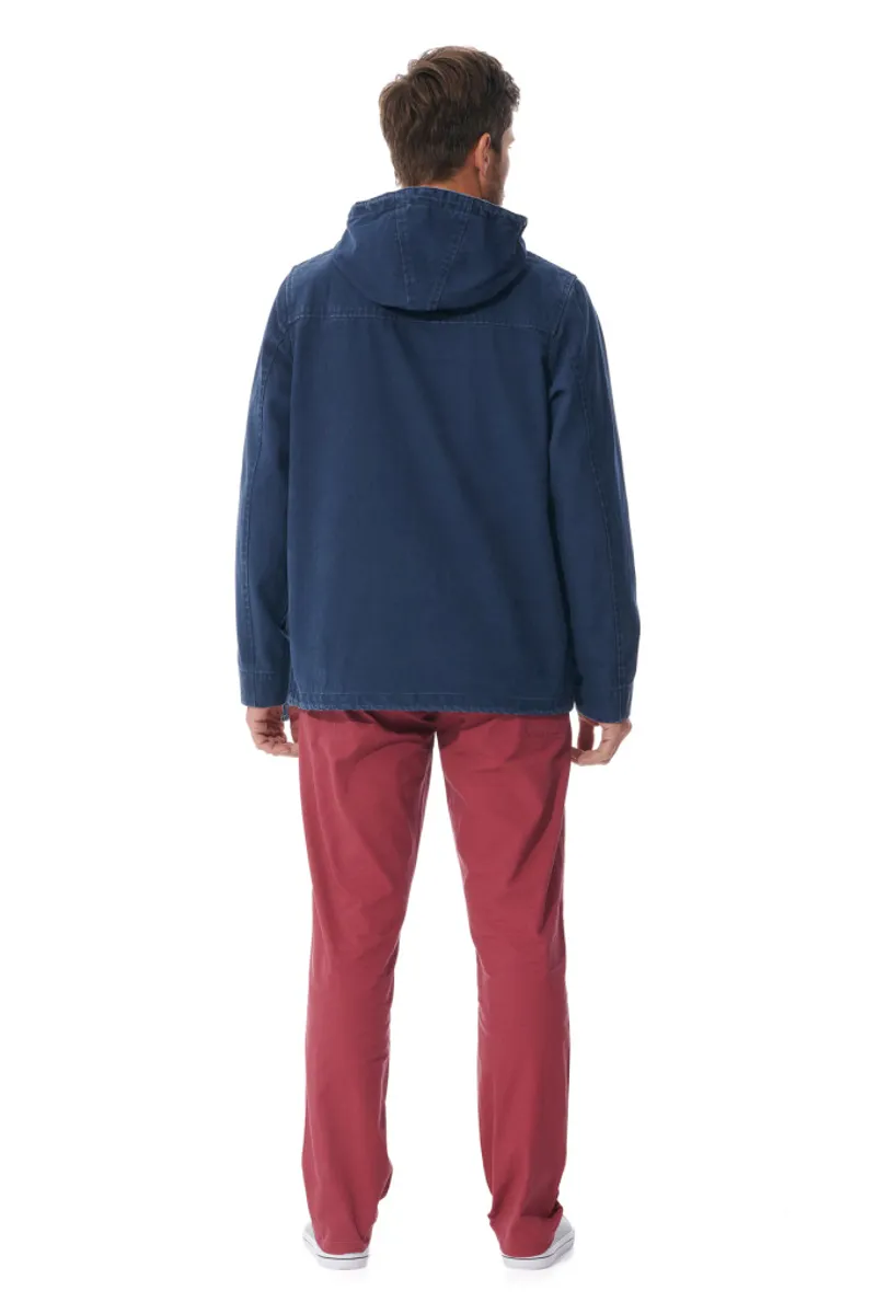 Mousqueton Larmor Print Cotton Smock - Marine-2