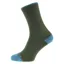Horizon Lifestyle Women's Bamboo Sock Plain - Olive/Sky