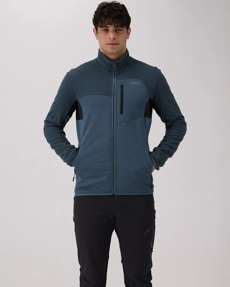 CMP Men's Lightweight Grid Tech Fleece Jacket - Avio-3