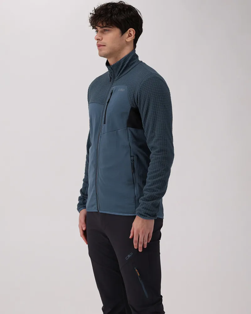 CMP Men's Lightweight Grid Tech Fleece Jacket - Avio-4