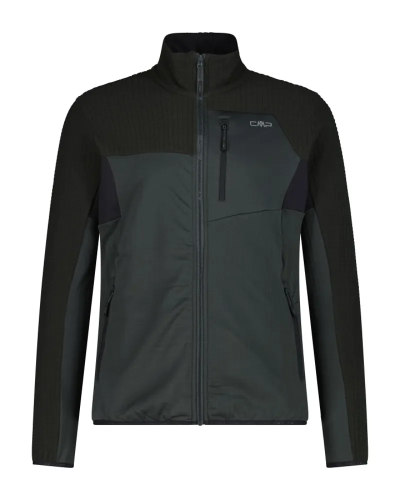 CMP Men's Lightweight Grid Tech Fleece Jacket - Jungle
