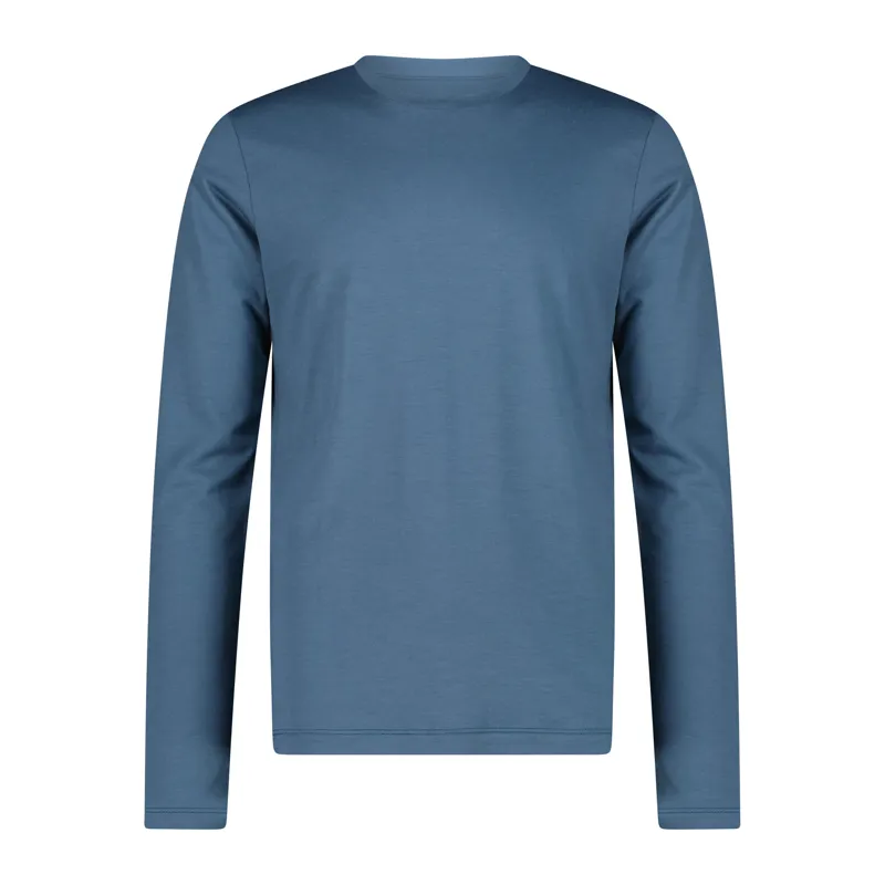 CMP Men's Long Sleeve Merino Blend Base Layer - Solid Avio