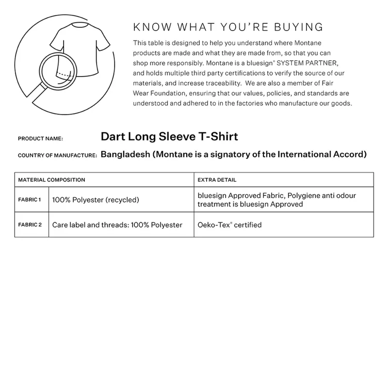 Montane Men's Dart Long Sleeve T-Shirt - Ginkgo Gold-3