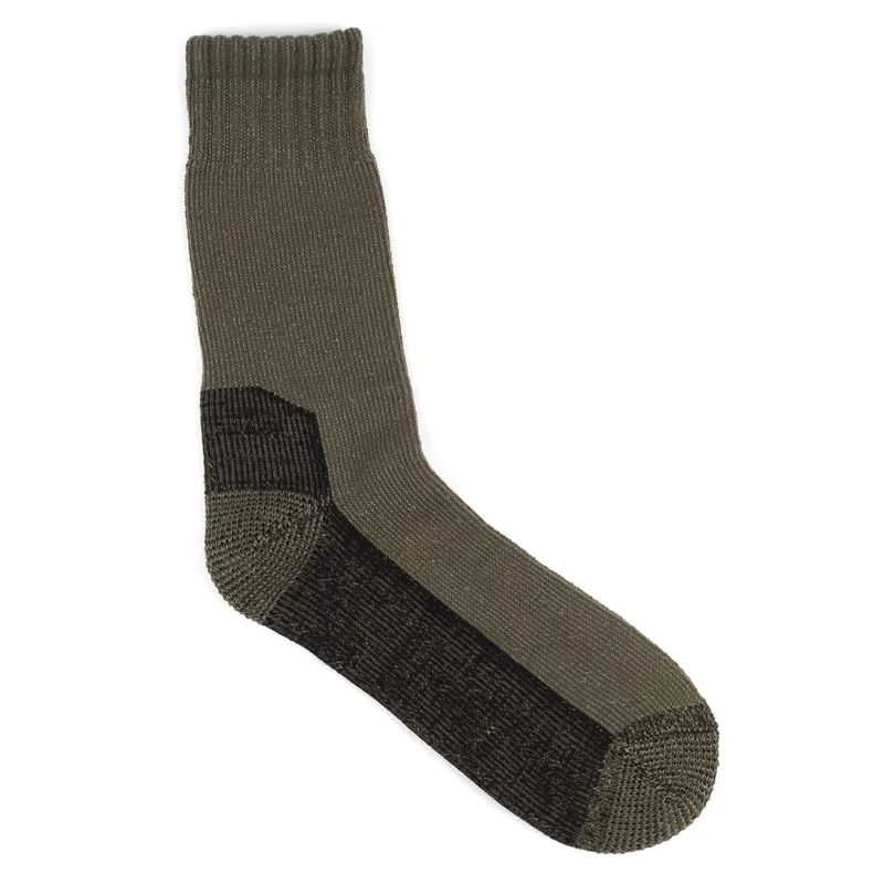 Grisport Men's Bamboo Socks 2 pack size 39-42 - Grey and Green-2